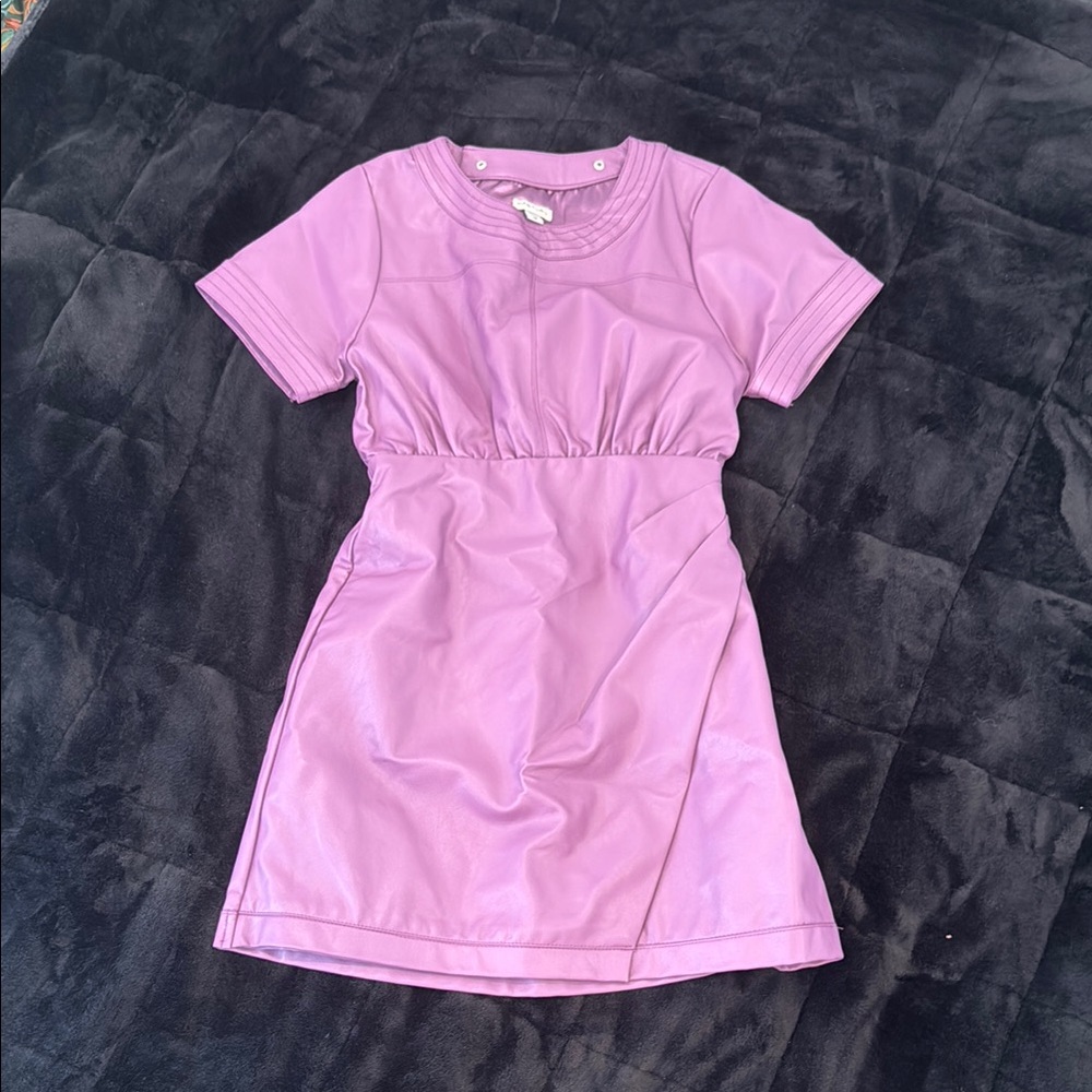 Habitual Purple A-Line Knee-Length Dress